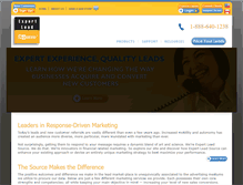 Tablet Screenshot of expertleadsource.com